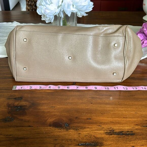 FURLA hand bag impeccable condition light tan color - Picture 11 of 12